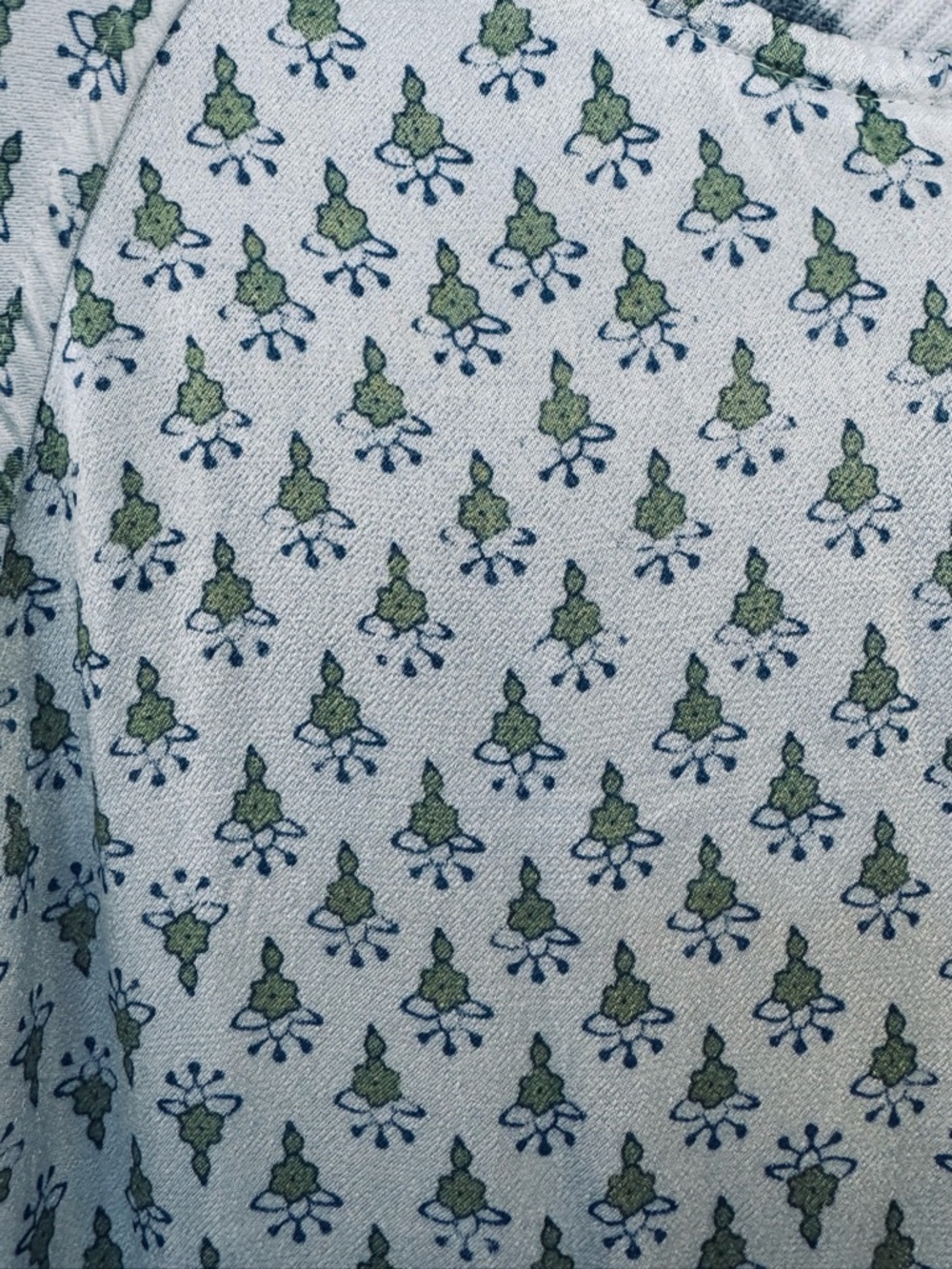 Anthropologie White Satin Embroidered Green Leaf Bomber Jacket - Women M - Picture 3 of 10